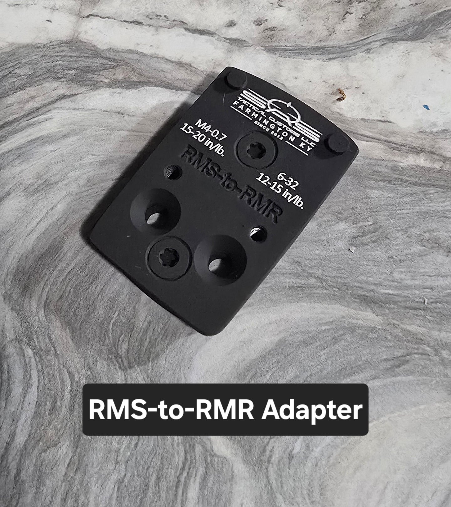 RMS-to-RMR Adapter (Red Dot Adapter Plate)