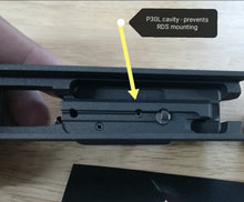 HK P30 Red Dot Cutout Service w/dovetail relocation (sights not included)