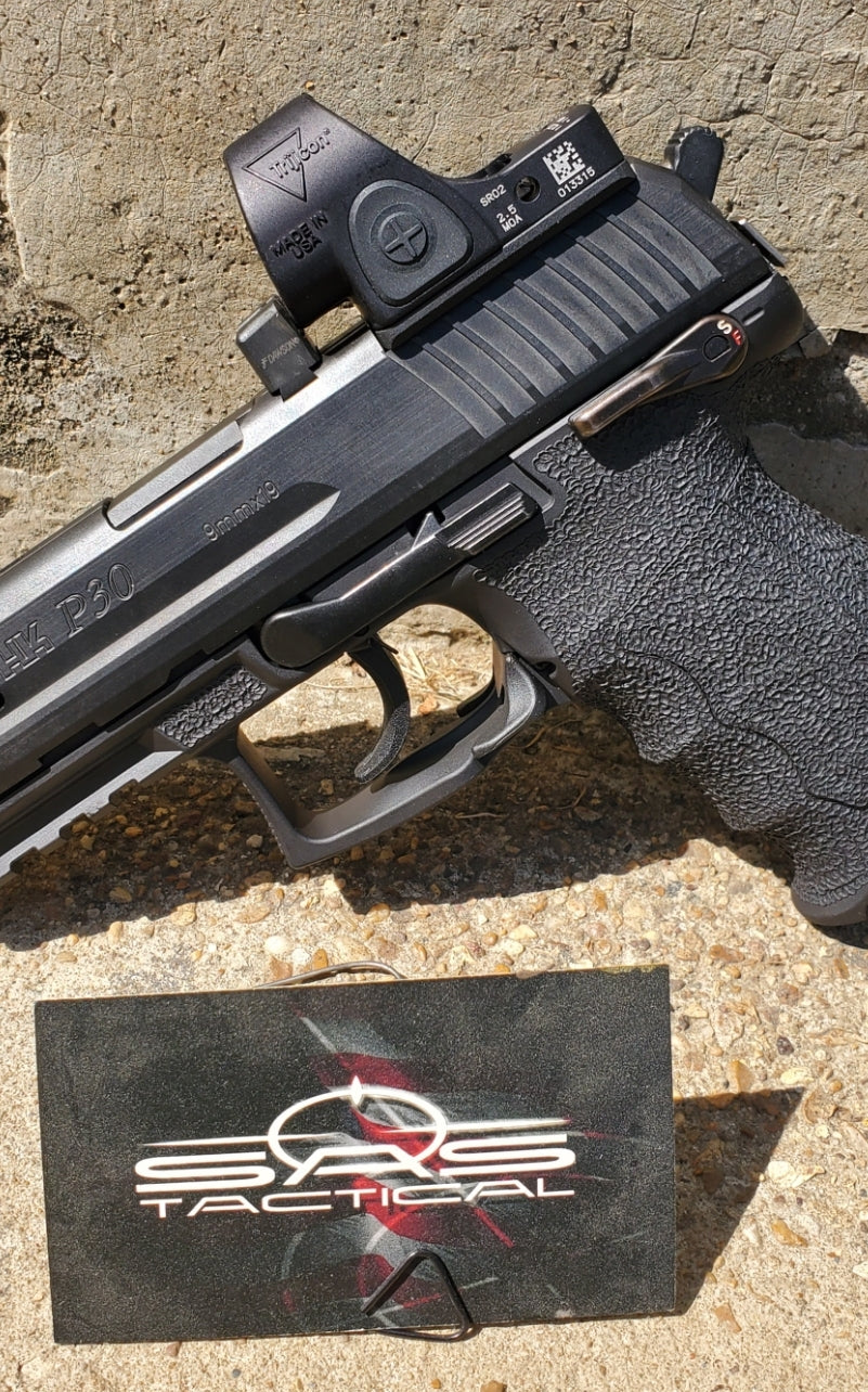 HK P30 Red Dot Cutout Service w/dovetail relocation (sights not included)
