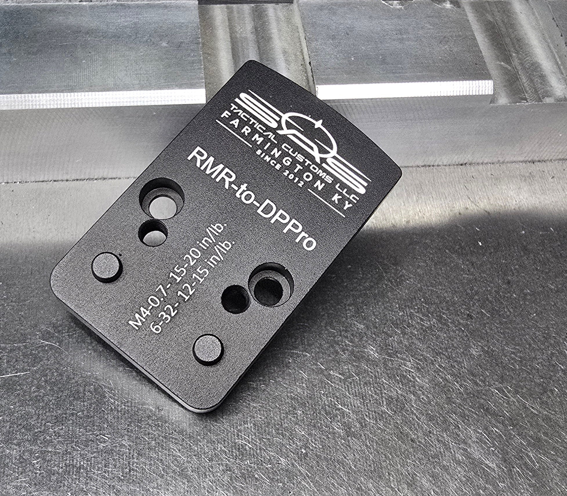 Deltapoint To Rmr Adapter RMR-to-DeltaPoint Pro Red Dot Adapter (6-32) – SAS Tactical Customs LLC