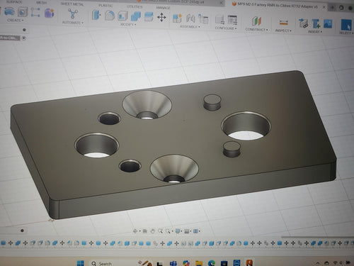 Custom Red Dot Adapter Plate