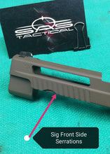 Sig Sauer - Slide Milling Service - Front Side Serrations